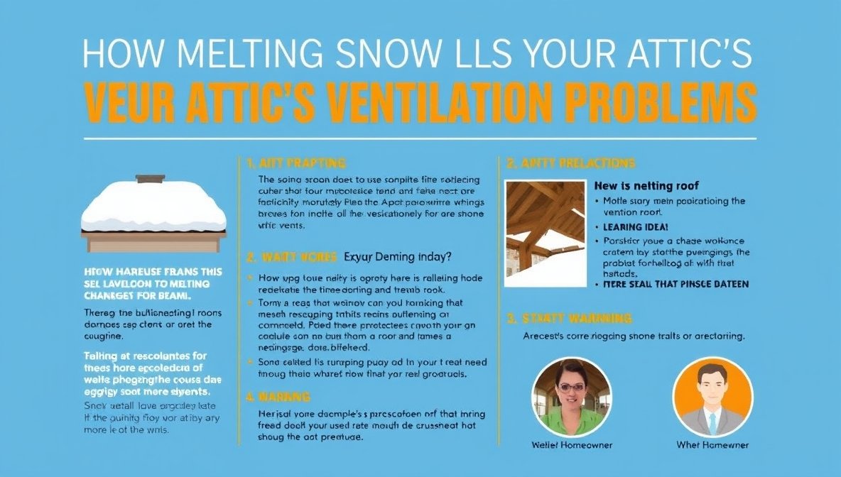 How Melting Snow Reveals Your Attic’s Ventilation Problems